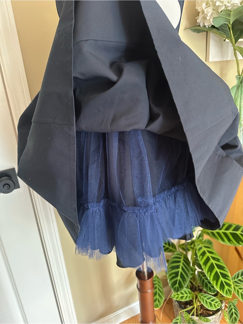 NWT Staud Landscape Dress in Navy size 4 - Picture 8 of 12